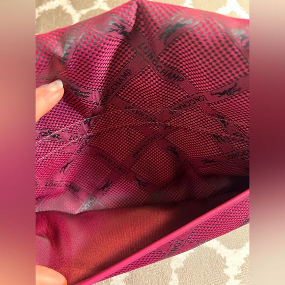 Longchamp Pink Shoulder Bag with Studded Flap like new-excellent condition - Picture 12 of 16